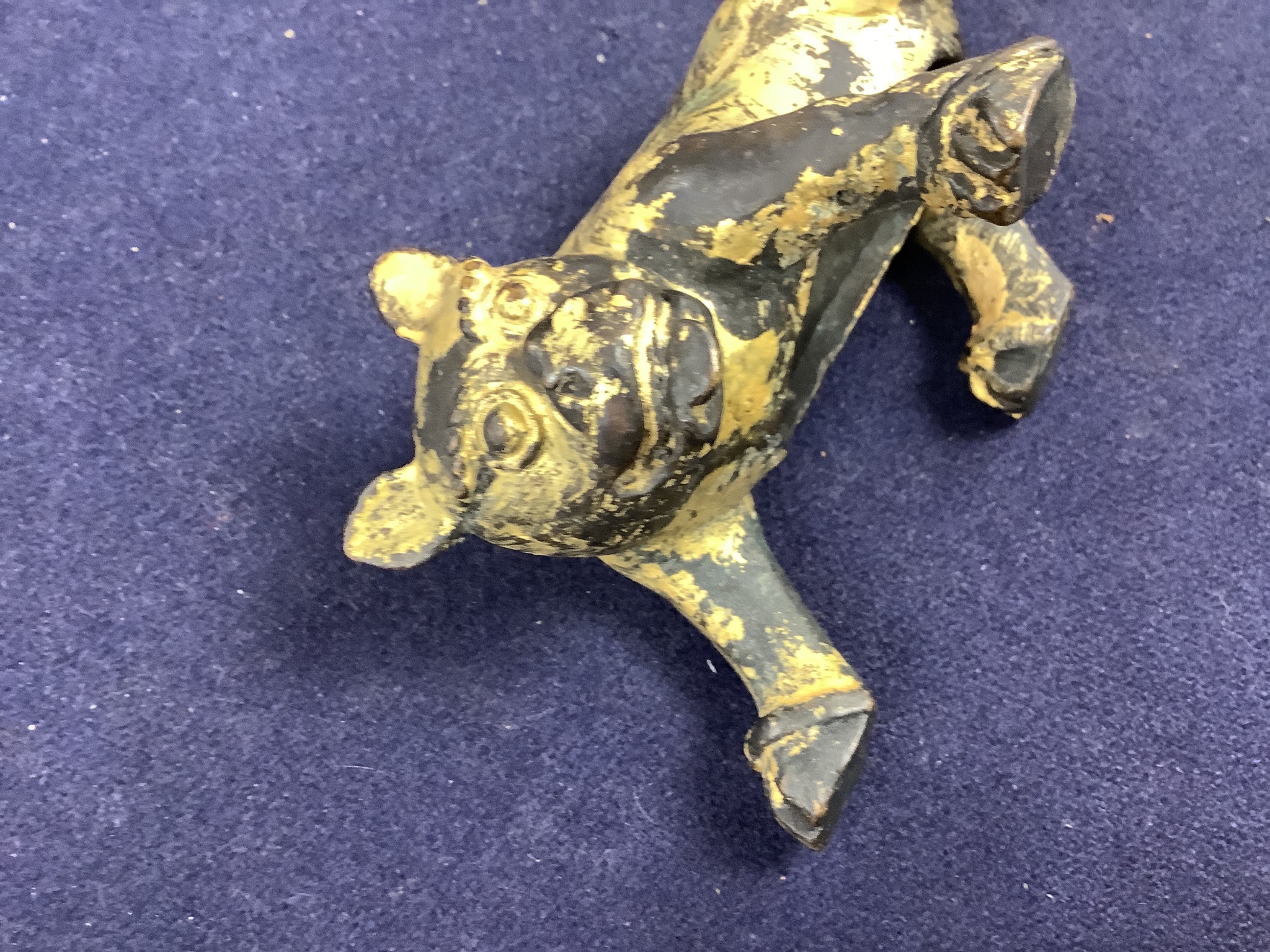 A group of nine Chinese and Oriental bronze figures to include five Han Dynasty style bronzes, tallest 12cm